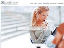 Tablet Screenshot of cesearchengine.com